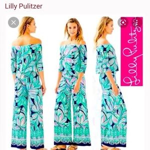 Lilly Pulitzer WESLEE SET High Tide Navy Dancing Lady